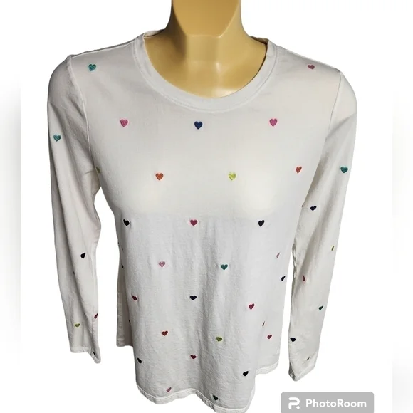 Crown & Ivy Embroidered Long Sleeve Top​ - Picture 3 of 8